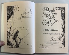 1974 The People of the Black Circle HC Book Robert E Howard Conan Deluxe 1st DJ