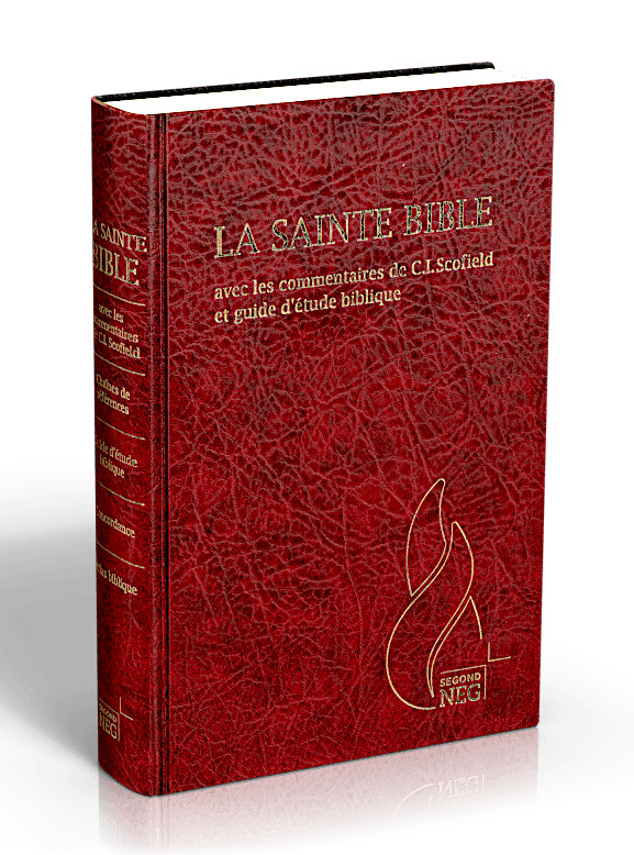 French Bible, Scofield Study Bible, Segond NEG, La Sainte Bible Hardcover
