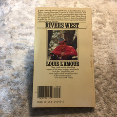 Rivers West Louis L’Amour 1980 Bantam Boat Building Engineering Ingenuity Book