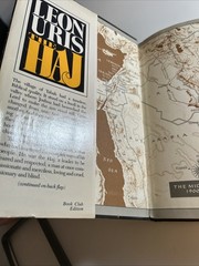 The Haj A Novel by Leon Uris HC 📕 Dust Jacket Book Club Edition 1984 2909