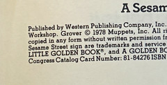 Grover’s Own Alphabet (1978) ~ Sal Murdocca ~ Little Golden Book ~ Sesame Street