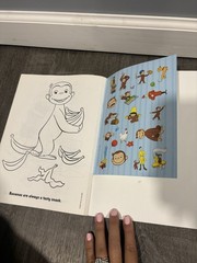 Curious George and Friends „Friends are Forever” Coloring Book w/ Stickers
