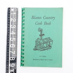 Blanco Country Cook Book Texas 1971 Edition 112 pages GBC Paperback