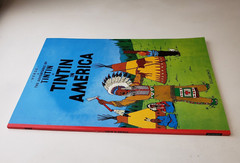 Tintin in America by Herge Softcover Egmont Graphic Novel Adventure Book