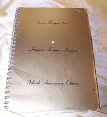 „Favorite Recipes from Kappa Kappa Kappa” sorority cookbook, Upsilon chap, 1951