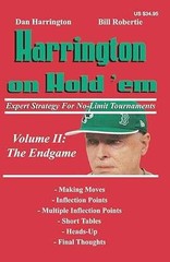 Harrington on Hold ’em – Paperback, by Harrington Dan; Robertie – Very Good c