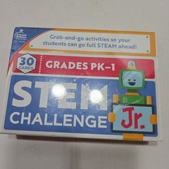 STEM CHALLENGE JR LEARNING CARDS Grades PK-1 Educational