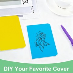 120 Pack Notebooks Bulk, 3.5 x 5.5 In Mini Pocket Notepads, Colorful Cover No…