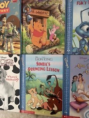 Disney Reading Picture Books Lot of 8 Books Hardcover. Reading Levels 1,2&3.