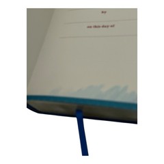 Hands-On Bible -NLT -Leather Like- Blue -Silver Gilded Page Edges -2013