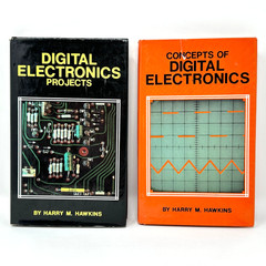 Harry M Hawkins Digital Electronics Book Set Concepts + Projects TAB True 1st Ed