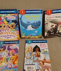 Step Into Reading- 6 Level 1 & 5 Level 2 Readers 11 Book Lot Some with Stickers!