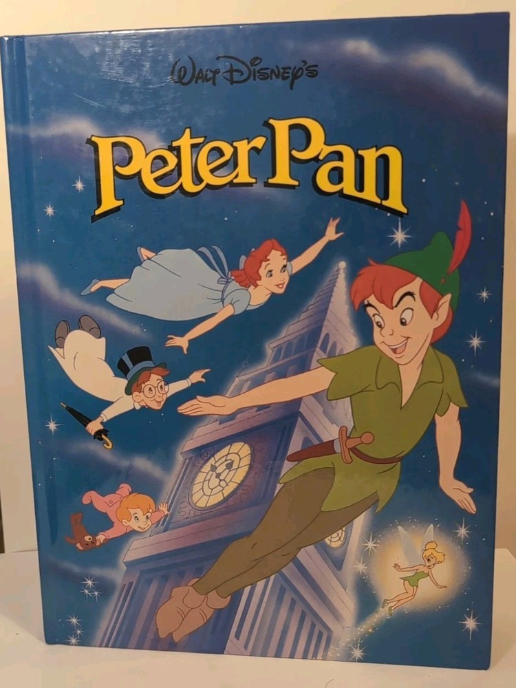 Walt Disney’s Peter Pan Hardcover Book Mouse Works Classics First Printing 1994