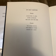 May Sarton Shadow Of A Man 1st Edition Rinehart 1950 $2.75 Pub Price Hc/dj