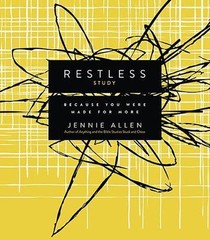 Restless Bible Study Guide: Because You – 9780849922367, Jennie Allen, paperback