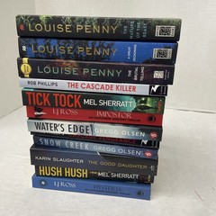 Mystery/Thriller Lot of 12 Trade Paperbacks (See Photos for Titles)