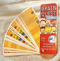 🔴Brain Quest Express🧠Grade 2🎓Workman Publishing❓Ages 7-8📕238🆓Questions📬Red