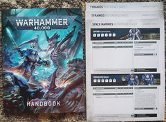 Warhammer 40k 10th Edition Starter Core Handbook 72- Pages, Unit Guides