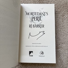 Mortedant’s Peril by R.J. Barker Fairyloot Epic Fantasy Exclusive Ed DAMAGED
