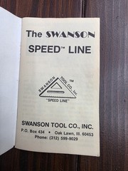 Swansons Speed Square Blue Book Rafter Lengths Roof Construction Roofing Vintage