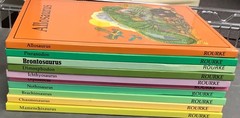 Rare 80s Vintage Lot Of 10 Rourke Hardcover Dinosaur Library Series Books