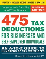 475 Tax Deductions for Businesses and Self-Employed Individuals: An A-to-Z G…