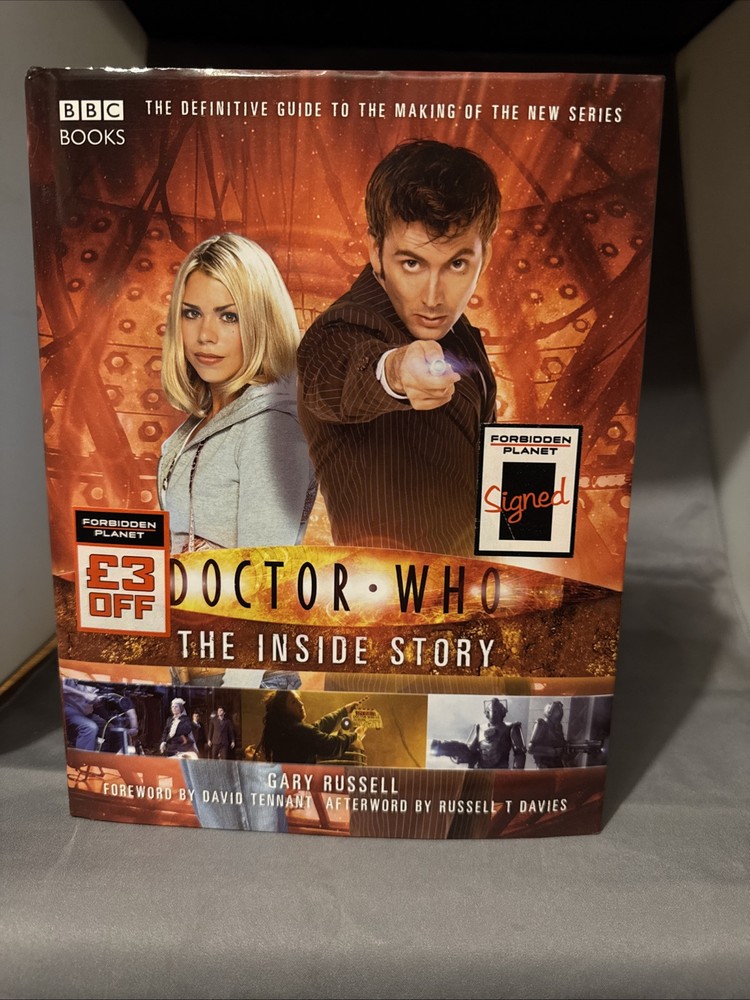 [SIGNED + COA] Doctor Who The Inside Story | Gary Russell (2006) HCDJ *NM – 9.4*