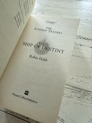 Ship of Destiny Robin Hobb 2001 1st PB Edition Liveship Traders Book III SC