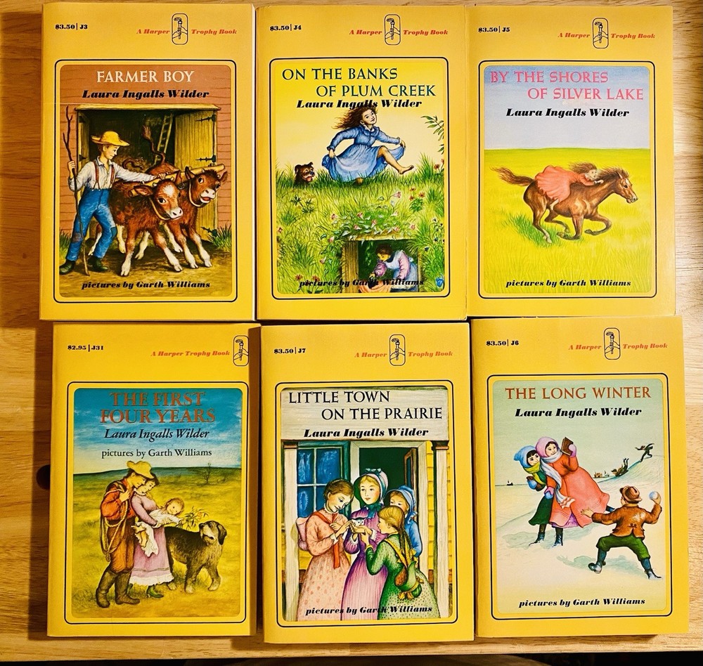 Vintage Little House on the Prairie Paperback Book Lot First Printing 1971