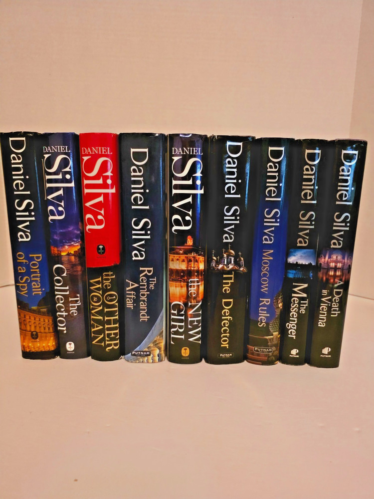 Daniel Silva Hardcover Spy Thriller Lot of 8 Gabriel Allon Novels Putnam Harper