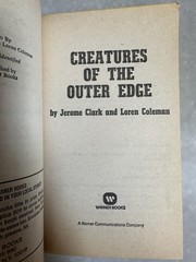 Creatures Of The Outer Edge Vintage 1978 1st Print Cryptozoology Paperback