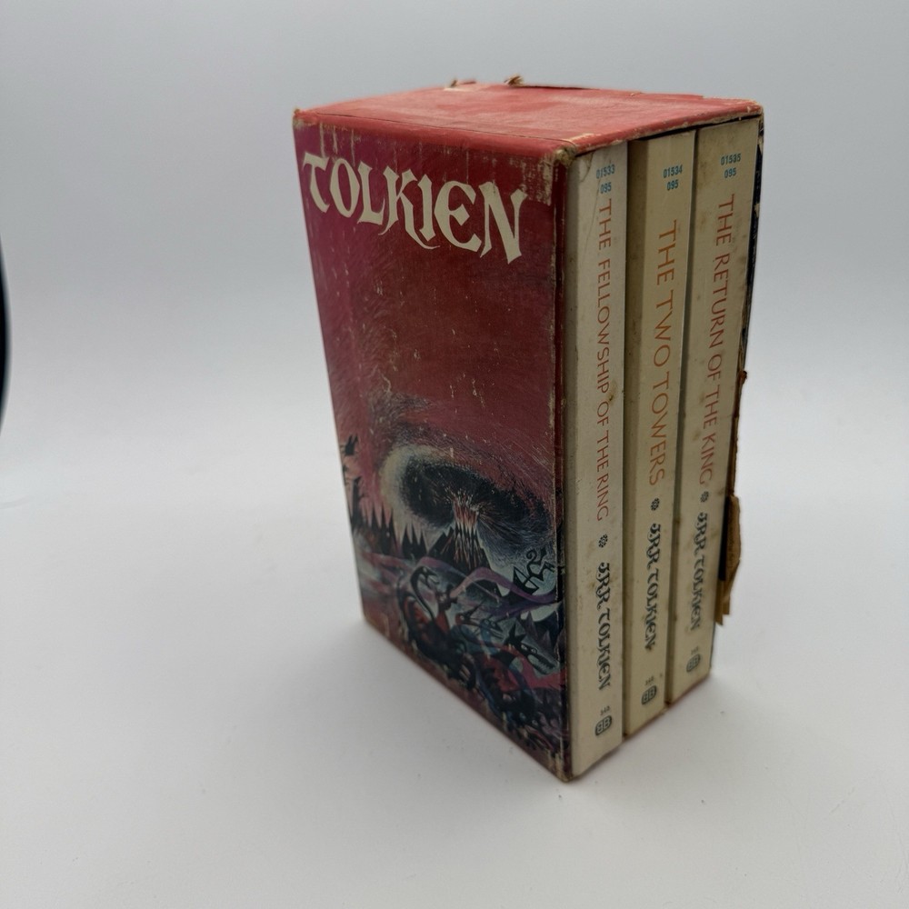 Vintage Lord Of The Rings Trilogy Box Set Ballantine Books 1960s Paperback Books
