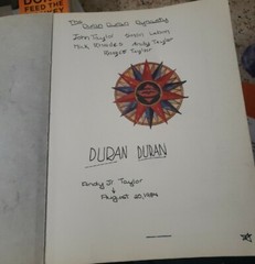 Duran Duran The Book of Words Original 1984 US Printing Nick Rhodes New Wave