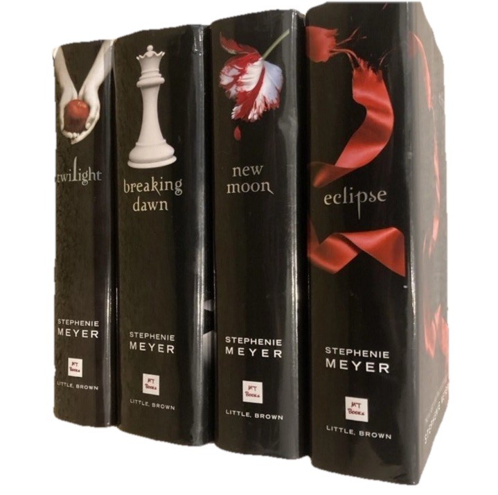 Twilight Saga Series #1–4 HC Set First Editions Stephenie Meyer w/ DJs 2005–2008