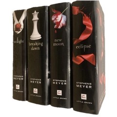 Twilight Saga Series #1–4 HC Set First Editions Stephenie Meyer w/ DJs 2005–2008