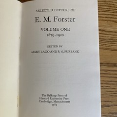Selected Letters of E. M. Forster Two Volume Set Lot – Hardcover – first edition