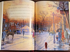 Large 11.5″ Holy Bible NKJV Thomas Kinkade Lighting the Way Home Bonded Leather