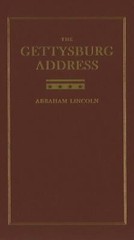 Gettysburg Address, USA, Books of American Wisdom, Hardback