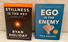 Lot 2 Ryan Holiday HC Books Stillness is Key Ego is Enemy AP1