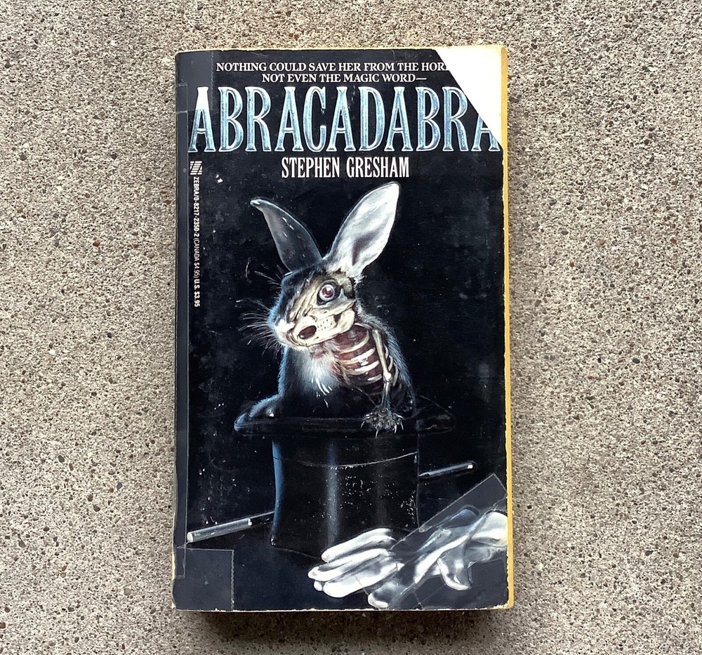 Abracadabra By Stephen Gresham Horror PB 1988 First Edition Paperbacks From Hell