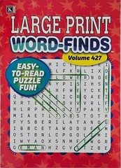 4 Large Print Word-Finds Puzzle Books Kappa Games Vol#427-430 Total 320 Puzzles