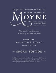 ORGANIST, Gospel Acclamations: Simon Le Moyne (172 pages)
