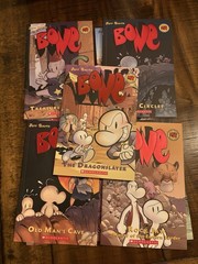 Jeff Smith Complete Bone Graphic Novel Series Books 1-9, PB, Scholastic Set