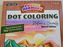 Puzzle Harmony Dot Coloring-Take-A-Break- 144 Dot-to-Dot Stunning Nature Designs
