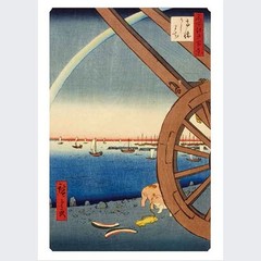Hiroshige Postcard Book – One Hundred Famous Views of Edo (A6, 32 cards)