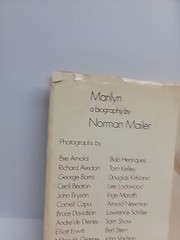 MARILYN: A Biography by Norman Mailer – 1973 – First Print. Great Story/!°Pics..