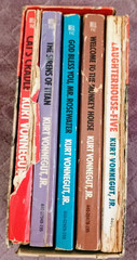 Vintage Kurt Vonnegut Jr. 5 Book Dell Paperback Box Set READ