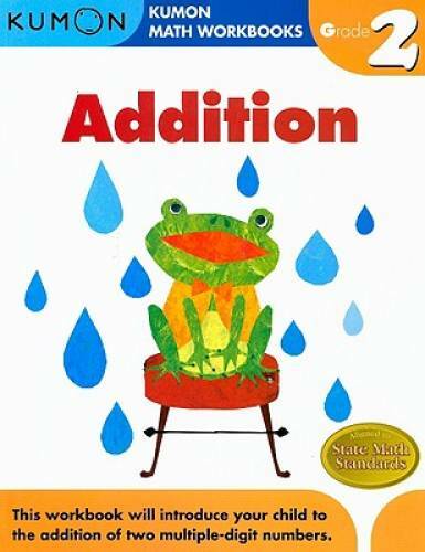 Grade 2 Addition (Kumon Math Workbooks) – Paperback By Kumon Publishing – GOOD