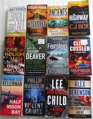 MYSTERY THRILLER SUSPENSE 28 RANDOM PB Book Lot Top Authors UNSORTED Fiction Mix