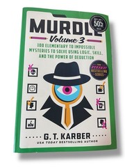 Murdle Puzzle Series 3 Books Set By G. T. Karber Lot